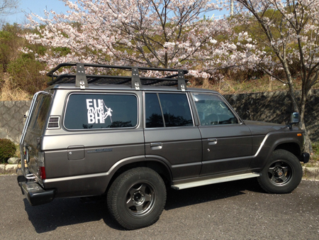 自動車用ステッカー 1枚目_白