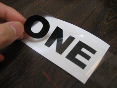 ステッカーの貼り方講座